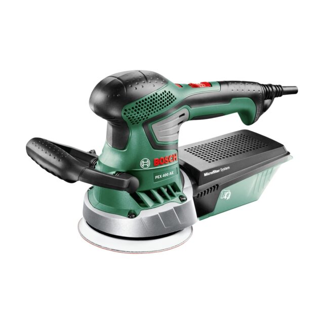 Bosch PEX 400 AE 06033A4000 – Ponceuse excentrique 125 mm, 370 W, avec coffret — vue principale