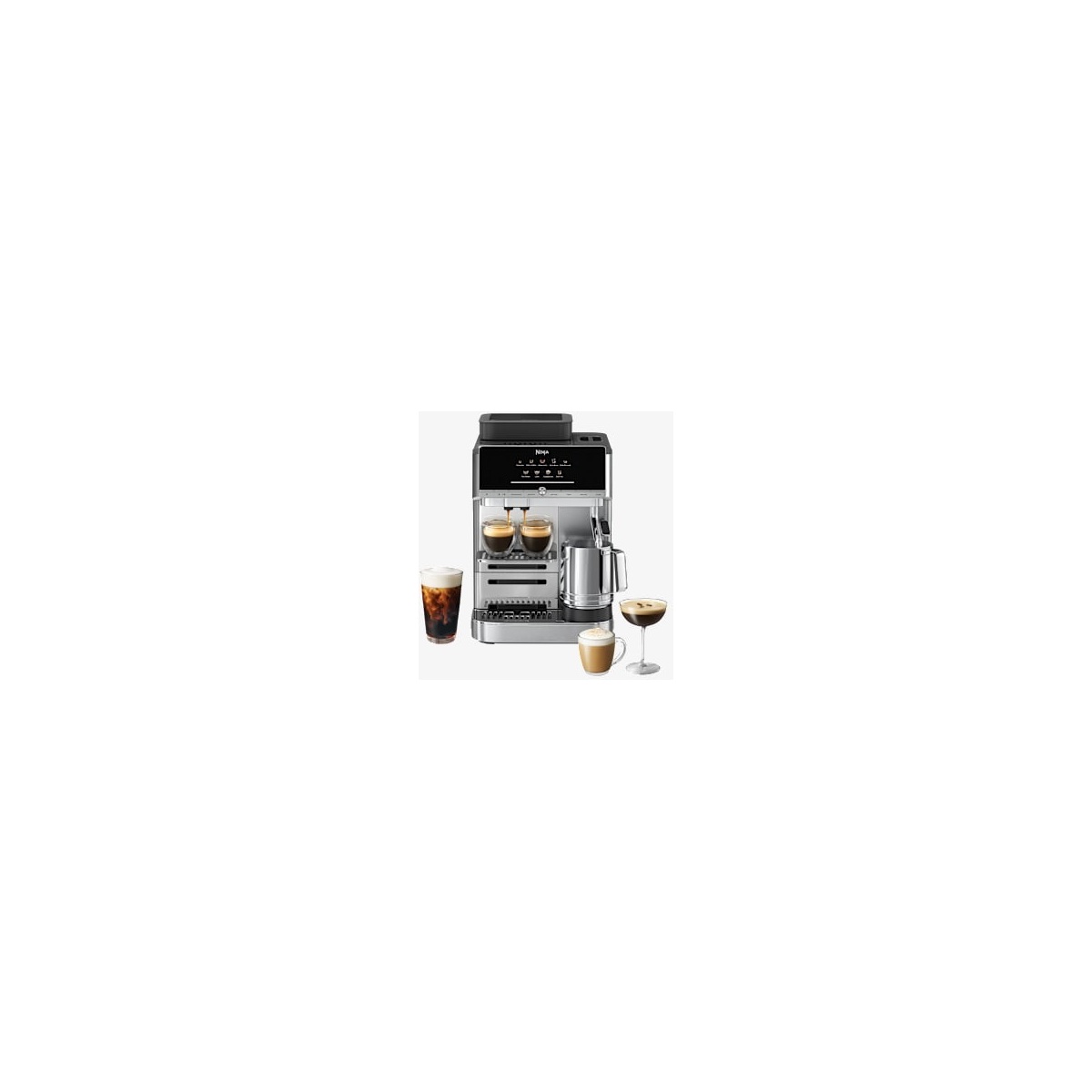 Ninja CREAMi NC302EU – Machine à glaces 7-en-1, 2 pots de 493 ml, gris — vue 4