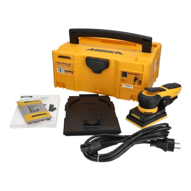 Mirka DEOS II 353CV MID3534044CA – Ponceuse vibrante 81 × 133 mm, course 3 mm, coffret — vue principale