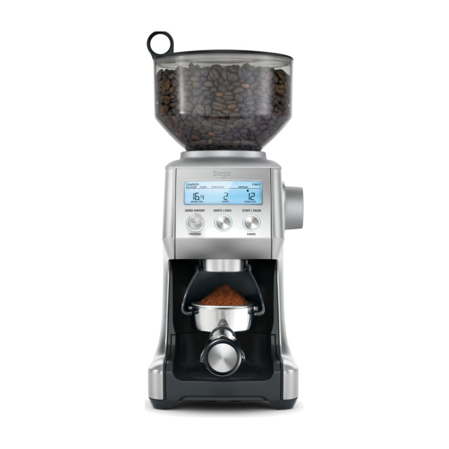 Sage Smart Grinder Pro inox – Moulin à café à meules coniques, 60 réglages, dosage numérique — vue principale